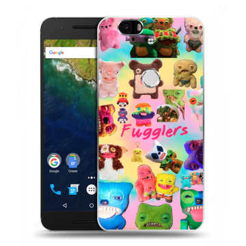 Силиконовый чехол на Google Huawei Nexus 6P с принтом Флагер Fuggler Силиконовый чехол на Google Huawei Nexus 6P с принтом Флагер Fuggler