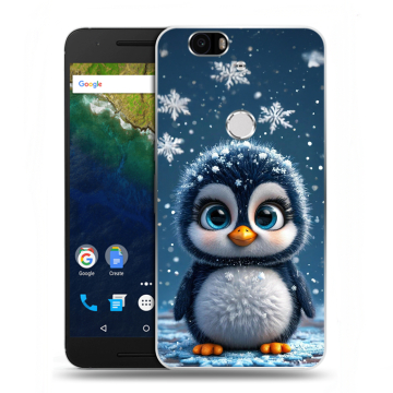 Силиконовый чехол на Google Huawei Nexus 6P с принтом Новый год Силиконовый чехол на Google Huawei Nexus 6P с принтом Новый год