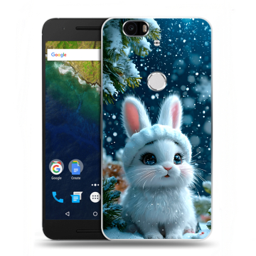 Силиконовый чехол на Google Huawei Nexus 6P с принтом Новый год Силиконовый чехол на Google Huawei Nexus 6P с принтом Новый год