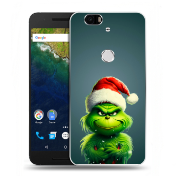 Силиконовый чехол на Google Huawei Nexus 6P с принтом Новый год Силиконовый чехол на Google Huawei Nexus 6P с принтом Новый год