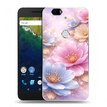 Силиконовый чехол на Google Huawei Nexus 6P с принтом женский Силиконовый чехол на Google Huawei Nexus 6P с принтом женский