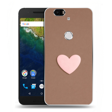 Силиконовый чехол на Google Huawei Nexus 6P с принтом женский