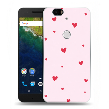 Силиконовый чехол на Google Huawei Nexus 6P с принтом для девочек