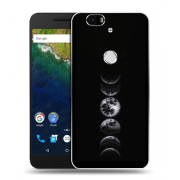 Силиконовый чехол на Google Huawei Nexus 6P с принтом женский