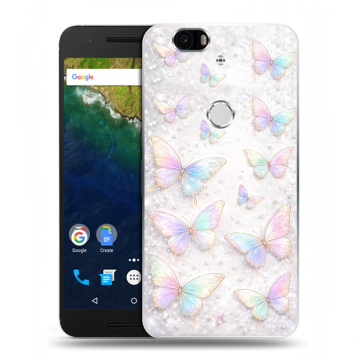 Силиконовый чехол на Google Huawei Nexus 6P с принтом женский Силиконовый чехол на Google Huawei Nexus 6P с принтом женский