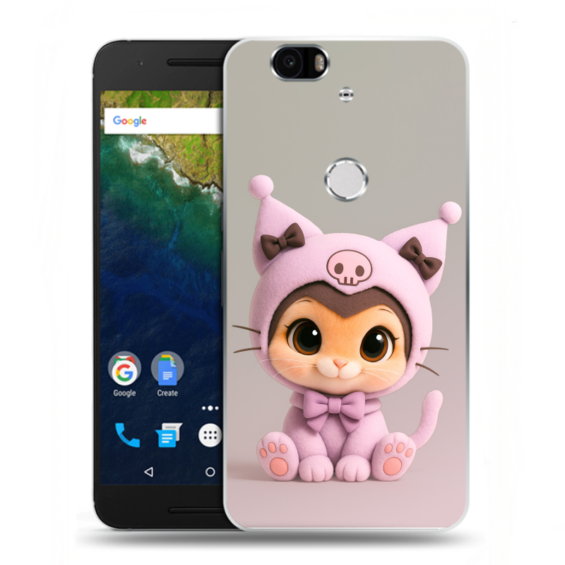 Силиконовый чехол на Google Huawei Nexus 6P с принтом Куроми Kuromi Силиконовый чехол на Google Huawei Nexus 6P с принтом Куроми Kuromi