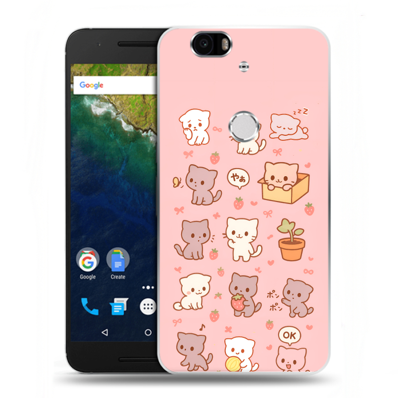 Силиконовый чехол на Google Huawei Nexus 6P с принтом Hello Kitty Хелоу Кити Силиконовый чехол на Google Huawei Nexus 6P с принтом Hello Kitty Хелоу Кити