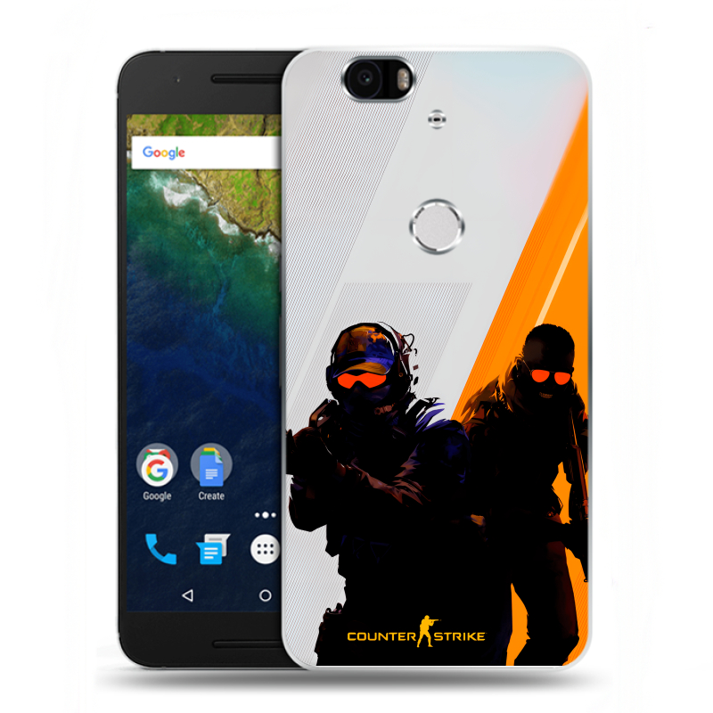Силиконовый чехол на Google Huawei Nexus 6P с принтом Контер страйк Counter strike Силиконовый чехол на Google Huawei Nexus 6P с принтом Контер страйк Counter strike