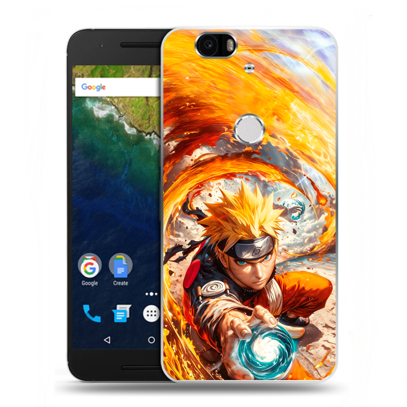 Силиконовый чехол на Google Huawei Nexus 6P с принтом Аниме Наруто Naruto Силиконовый чехол на Google Huawei Nexus 6P с принтом Аниме Наруто Naruto
