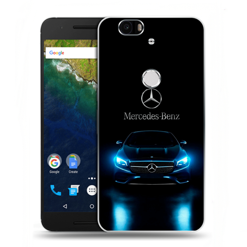 Силиконовый чехол на Google Huawei Nexus 6P с принтом Mercedes Мерседес Силиконовый чехол на Google Huawei Nexus 6P с принтом Mercedes Мерседес