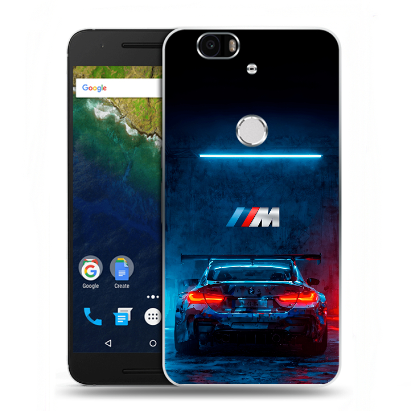 Силиконовый чехол на Google Huawei Nexus 6P с принтом BMW БМВ Силиконовый чехол на Google Huawei Nexus 6P с принтом BMW БМВ
