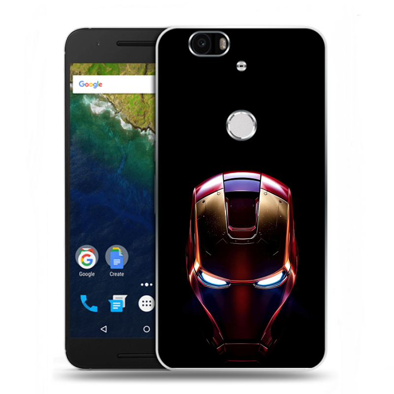Силиконовый чехол на Google Huawei Nexus 6P с принтом IronMan Железный человек Силиконовый чехол на Google Huawei Nexus 6P с принтом IronMan Железный человек