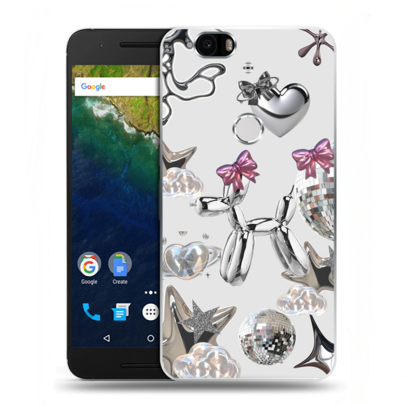 Силиконовый чехол на Google Huawei Nexus 6P с принтом Y2K Силиконовый чехол на Google Huawei Nexus 6P с принтом Y2K