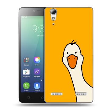 Силиконовый чехол на Lenovo A6010 с принтом Утка Силиконовый чехол на Lenovo A6010 с принтом Утка