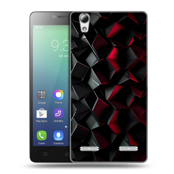 Силиконовый чехол на Lenovo A6010 с принтом Абстракция