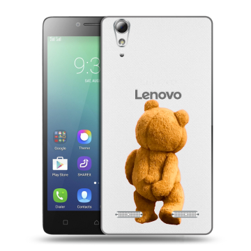 Силиконовый чехол на Lenovo A6010 с принтом Медведь Силиконовый чехол на Lenovo A6010 с принтом Медведь