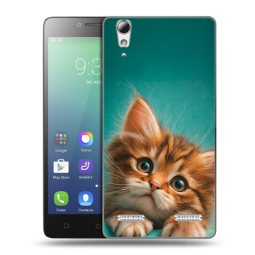Силиконовый чехол на Lenovo A6010 с принтом котенок Силиконовый чехол на Lenovo A6010 с принтом котенок