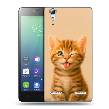 Силиконовый чехол на Lenovo A6010 с принтом котенок Силиконовый чехол на Lenovo A6010 с принтом котенок