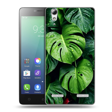 Силиконовый чехол на Lenovo A6010 с принтом Листья Силиконовый чехол на Lenovo A6010 с принтом Листья