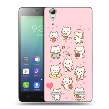 Силиконовый чехол на Lenovo A6010 с принтом Hello Kitty Хелоу Кити Силиконовый чехол на Lenovo A6010 с принтом Hello Kitty Хелоу Кити