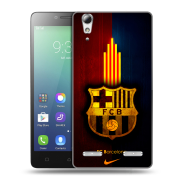Силиконовый чехол на Lenovo A6010 с принтом Барселона Barcelona