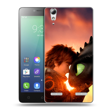 Силиконовый чехол на Lenovo A6010 с принтом Как приручить дракона Силиконовый чехол на Lenovo A6010 с принтом Как приручить дракона