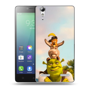 Силиконовый чехол на Lenovo A6010 с принтом Шрек Shrek Силиконовый чехол на Lenovo A6010 с принтом Шрек Shrek