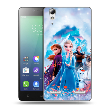 Силиконовый чехол на Lenovo A6010 с принтом Холодное сердце Frozen Силиконовый чехол на Lenovo A6010 с принтом Холодное сердце Frozen