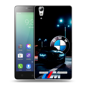 Силиконовый чехол на Lenovo A6010 с принтом БМВ BMW