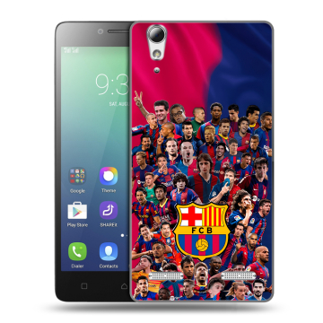 Силиконовый чехол на Lenovo A6010 с принтом Барселона Barcelona