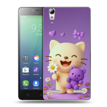 Силиконовый чехол на Lenovo A6010 с принтом для девочек Силиконовый чехол на Lenovo A6010 с принтом для девочек