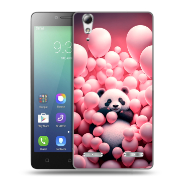 Силиконовый чехол на Lenovo A6010 с принтом Панда Силиконовый чехол на Lenovo A6010 с принтом Панда