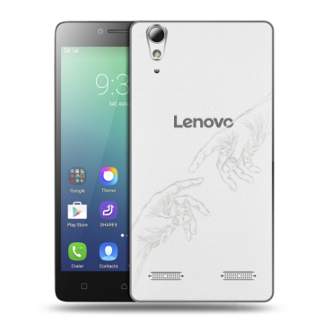Силиконовый чехол на Lenovo A6010 с принтом Сотворение мира Силиконовый чехол на Lenovo A6010 с принтом Сотворение мира