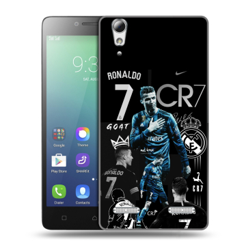 Силиконовый чехол на Lenovo A6010 с принтом Реал Роналдо
