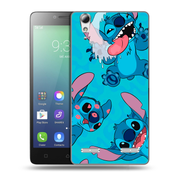 Силиконовый чехол на Lenovo A6010 с принтом Лило и Стич