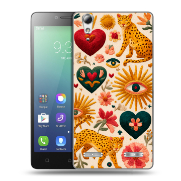 Силиконовый чехол на Lenovo A6010 с принтом Модный принт Силиконовый чехол на Lenovo A6010 с принтом Модный принт