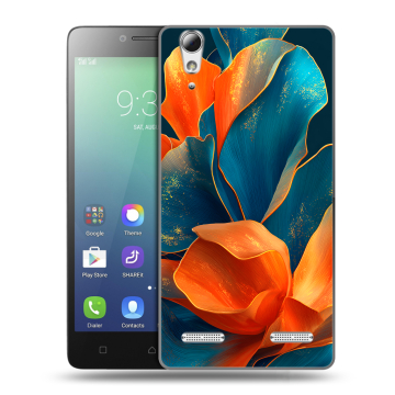 Силиконовый чехол на Lenovo A6010 с принтом Цветы Силиконовый чехол на Lenovo A6010 с принтом Цветы