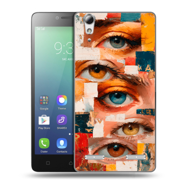 Силиконовый чехол на Lenovo A6010 с принтом Модный принт Силиконовый чехол на Lenovo A6010 с принтом Модный принт