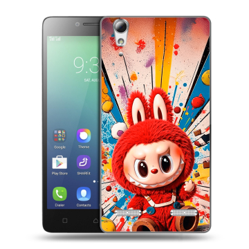 Силиконовый чехол на Lenovo A6010 с принтом Labubu Лабубу Силиконовый чехол на Lenovo A6010 с принтом Labubu Лабубу
