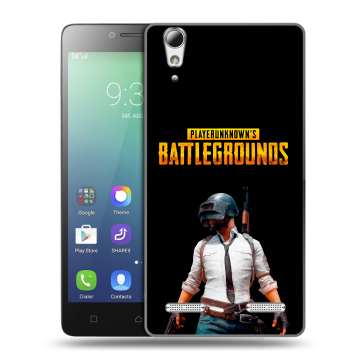 Силиконовый чехол на Lenovo A6010 с принтом PUGB ПАГБ Силиконовый чехол на Lenovo A6010 с принтом PUGB ПАГБ
