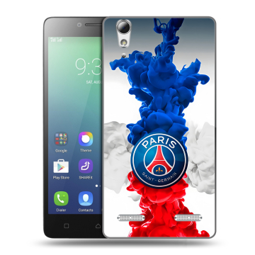 Силиконовый чехол на Lenovo A6010 с принтом PSG ПСЖ Силиконовый чехол на Lenovo A6010 с принтом PSG ПСЖ