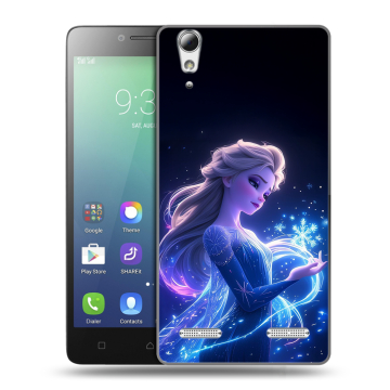 Силиконовый чехол на Lenovo A6010 с принтом Холодное сердце Frozen Силиконовый чехол на Lenovo A6010 с принтом Холодное сердце Frozen