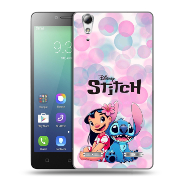 Силиконовый чехол на Lenovo A6010 с принтом Лило и Стич Силиконовый чехол на Lenovo A6010 с принтом Лило и Стич