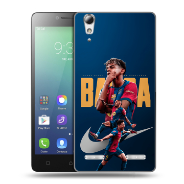 Силиконовый чехол на Lenovo A6010 с принтом Барселона Barca Yamal Силиконовый чехол на Lenovo A6010 с принтом Барселона Barca Yamal