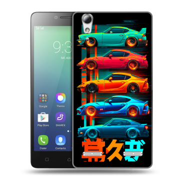 Силиконовый чехол на Lenovo A6010 с принтом машины тачки Силиконовый чехол на Lenovo A6010 с принтом машины тачки