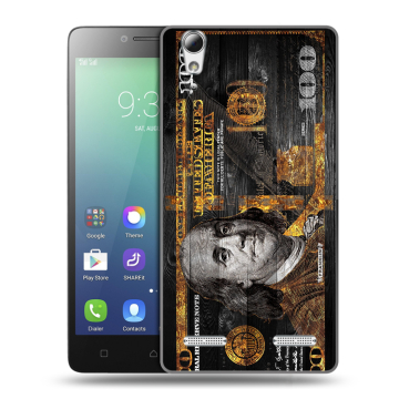 Силиконовый чехол на Lenovo A6010 с принтом Доллар деньги Силиконовый чехол на Lenovo A6010 с принтом Доллар деньги