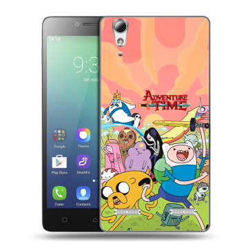 Силиконовый чехол на Lenovo A6010 с принтом Adventure time Время приключений Силиконовый чехол на Lenovo A6010 с принтом Adventure time Время приключений