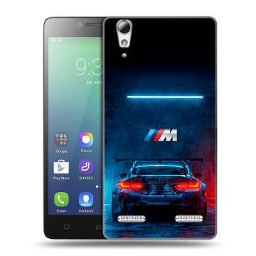 Силиконовый чехол на Lenovo A6010 с принтом BMW БМВ Силиконовый чехол на Lenovo A6010 с принтом BMW БМВ