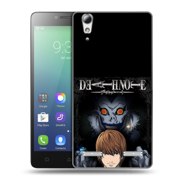 Силиконовый чехол на Lenovo A6010 с принтом Death note Тетрадь смерти Силиконовый чехол на Lenovo A6010 с принтом Death note Тетрадь смерти