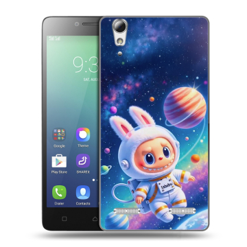Силиконовый чехол на Lenovo A6010 с принтом Labubu Лабубу Силиконовый чехол на Lenovo A6010 с принтом Labubu Лабубу